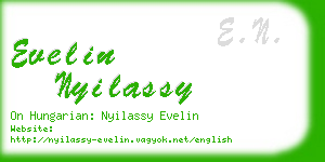 evelin nyilassy business card